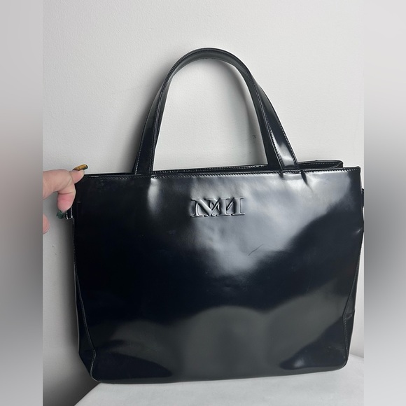 Max Mara Logo Printed Handle Bag